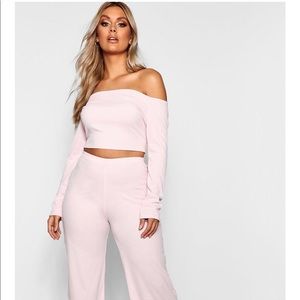 Ribbed Knitted Lounge Set